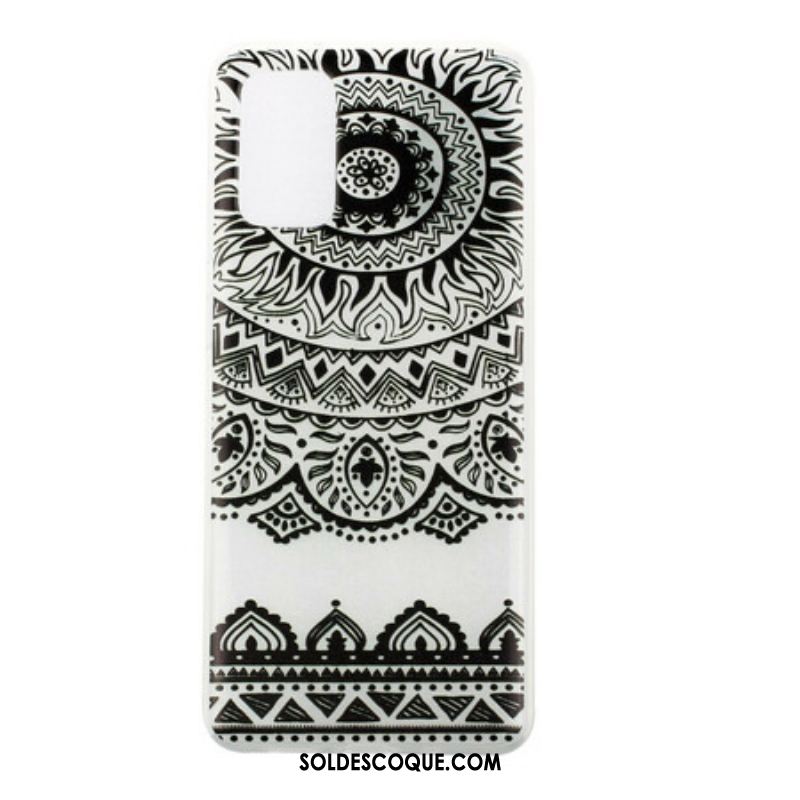 Coque Samsung Galaxy S20 Plus / S20 Plus 5G Transparente Fleur Mandala