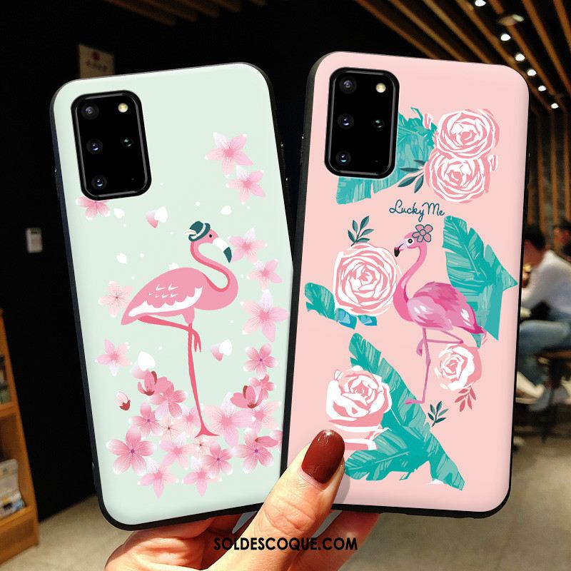 Coque Samsung Galaxy S20+ Protection Étui Rose Étoile Incassable France