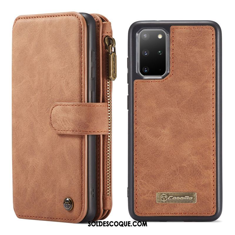 Coque Samsung Galaxy S20+ Sac Carte Créatif Portefeuille Étui En Cuir Téléphone Portable Soldes