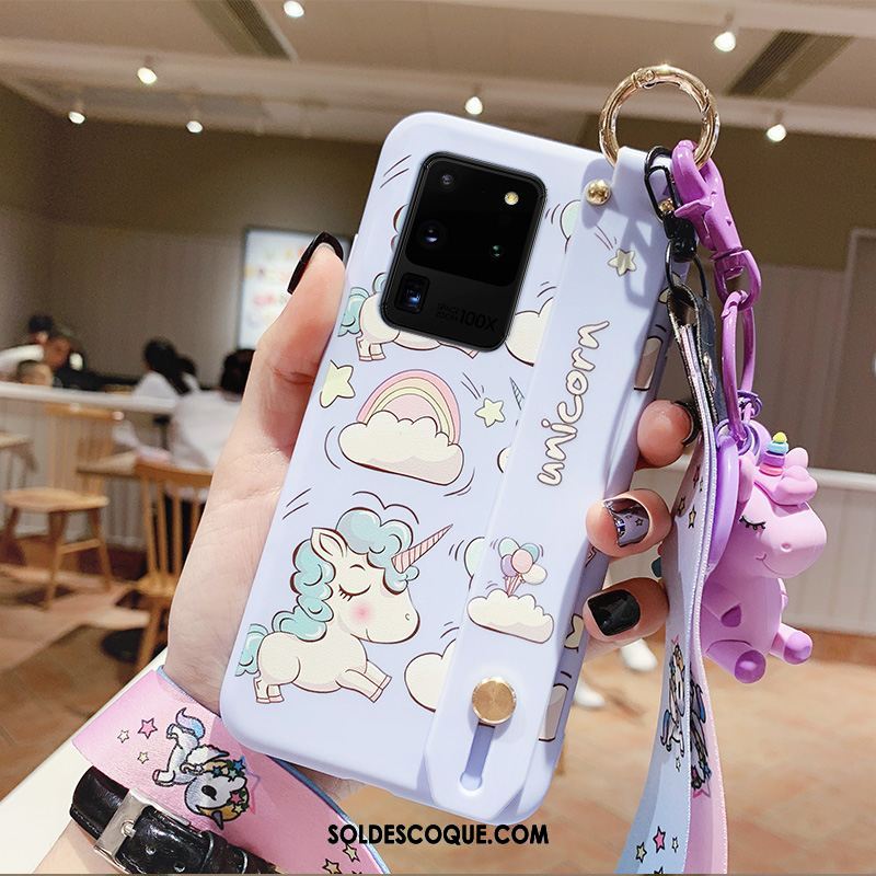 Coque Samsung Galaxy S20 Ultra Dessin Animé Personnalité Silicone Incassable Charmant Housse Pas Cher