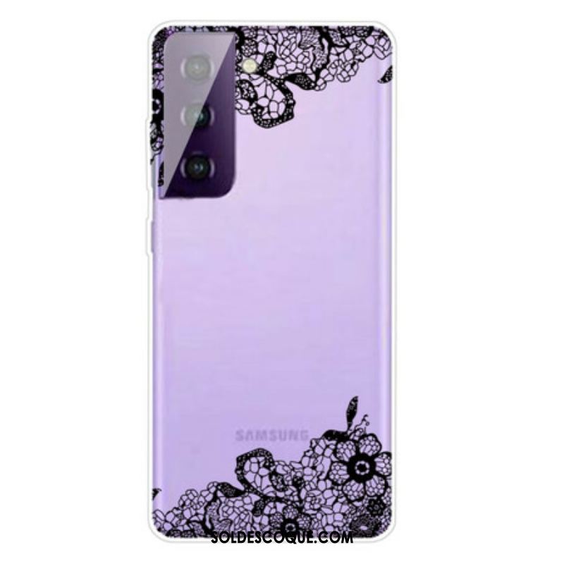 Coque Samsung Galaxy S21 5G Dentelle Fine