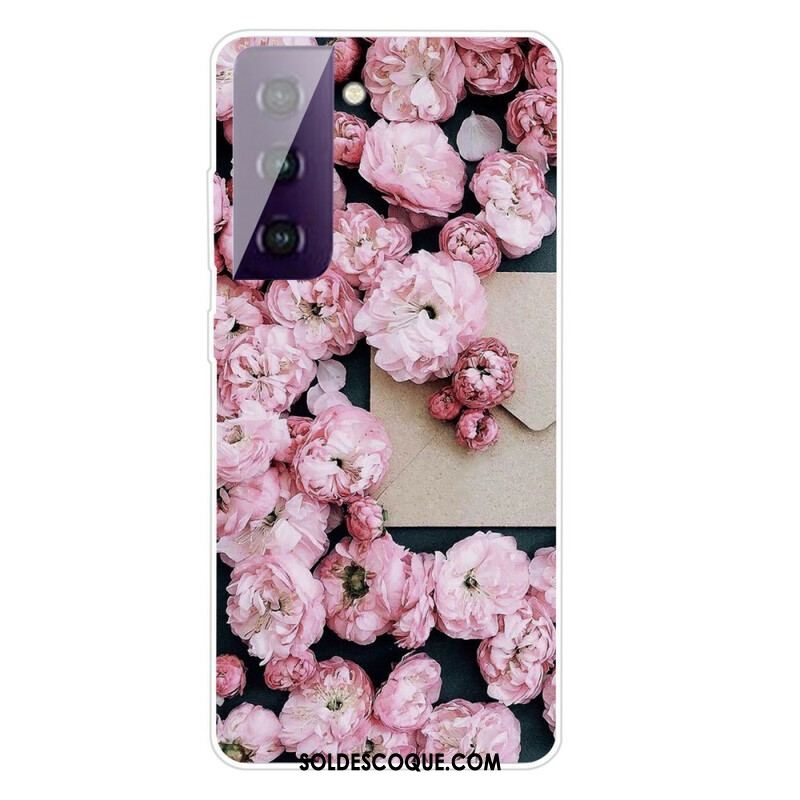 Coque Samsung Galaxy S21 5G Fleurs Intenses