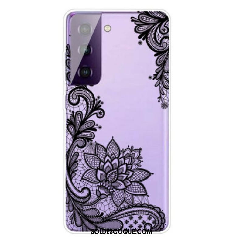 Coque Samsung Galaxy S21 5G Sublime Dentelle