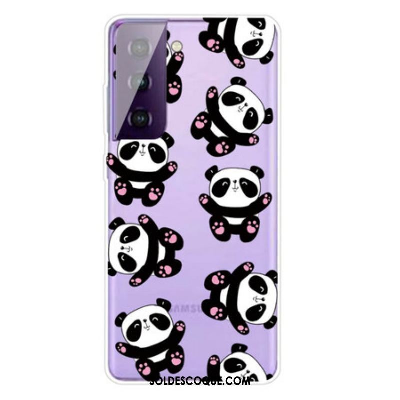 Coque Samsung Galaxy S21 5G Top Pandas Fun