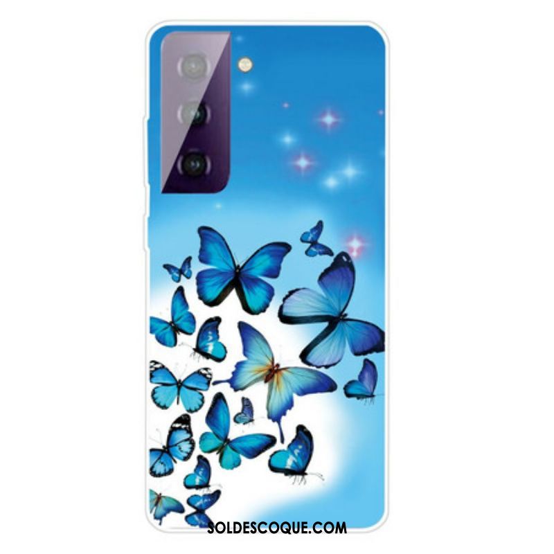 Coque Samsung Galaxy S21 Plus 5G Papillons Papillons