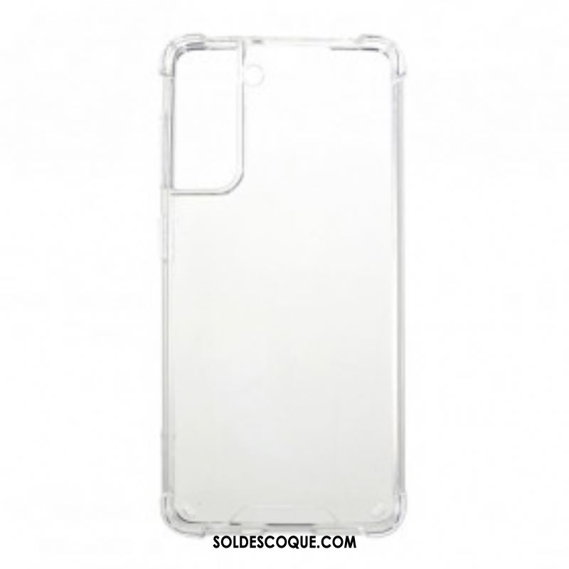 Coque Samsung Galaxy S21 Plus 5G Transparente Coins Renforcés