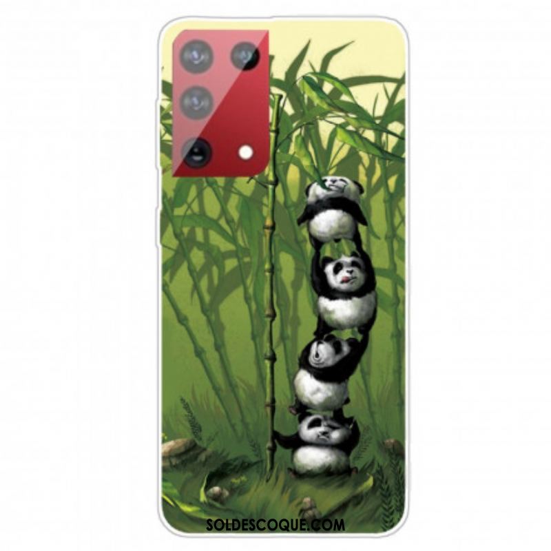 Coque Samsung Galaxy S21 Ultra 5G Tas de Pandas