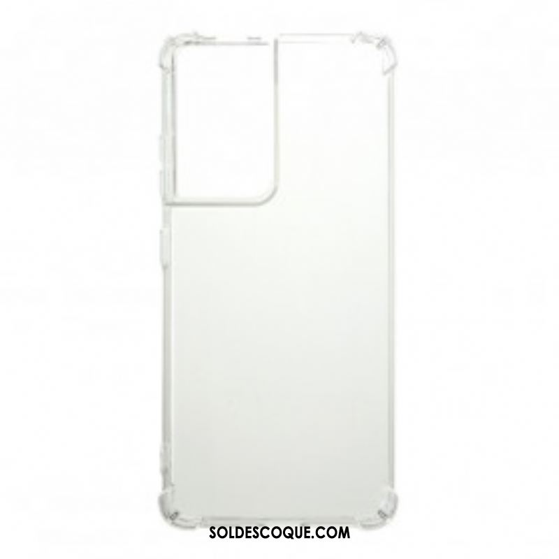 Coque Samsung Galaxy S21 Ultra 5G Transparente Coins Renforcés