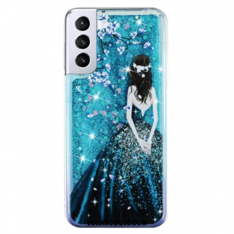 Coque Samsung Galaxy S22 5G Femme Paillettes