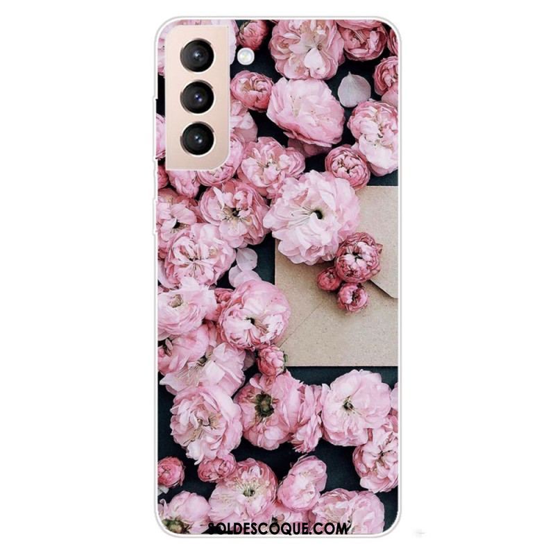 Coque Samsung Galaxy S22 5G Fleurs Roses