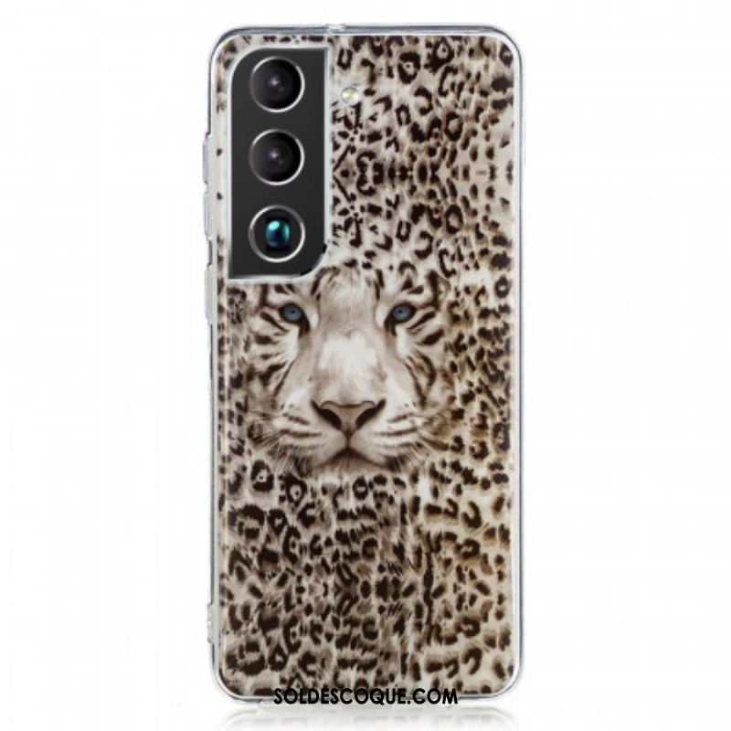 Coque Samsung Galaxy S22 5G Leopard Fluorescente