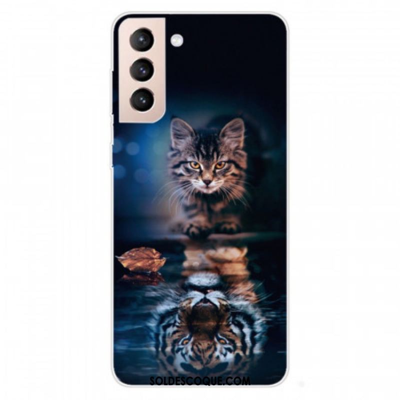 Coque Samsung Galaxy S22 5G Réflexion Chat