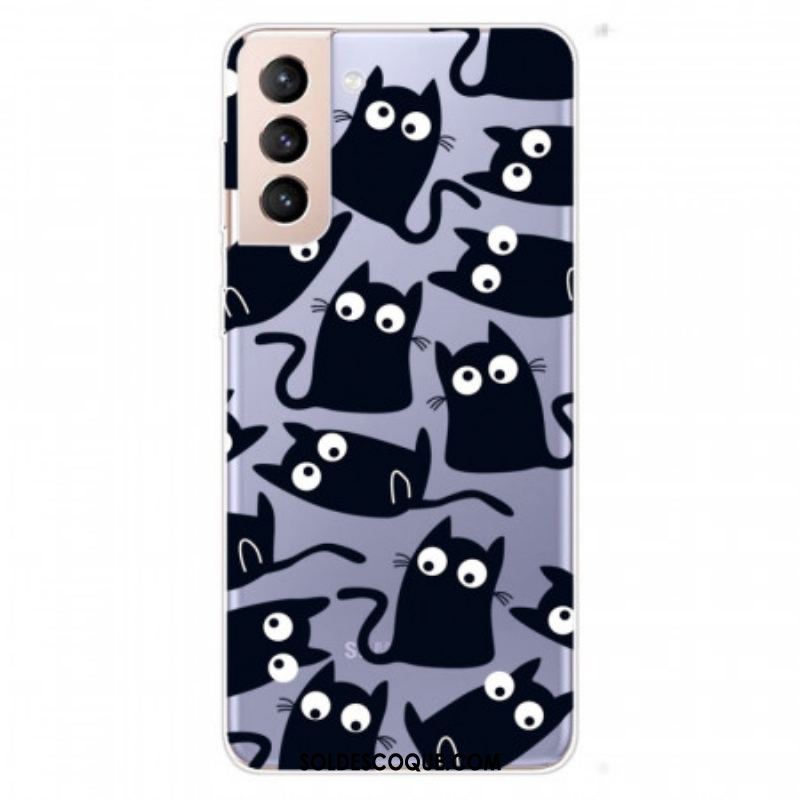 Coque Samsung Galaxy S22 5G Souris Noires