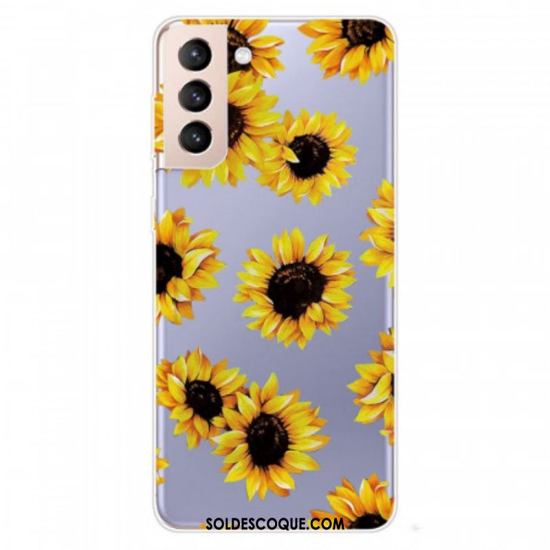 Coque Samsung Galaxy S22 5G Tournesols