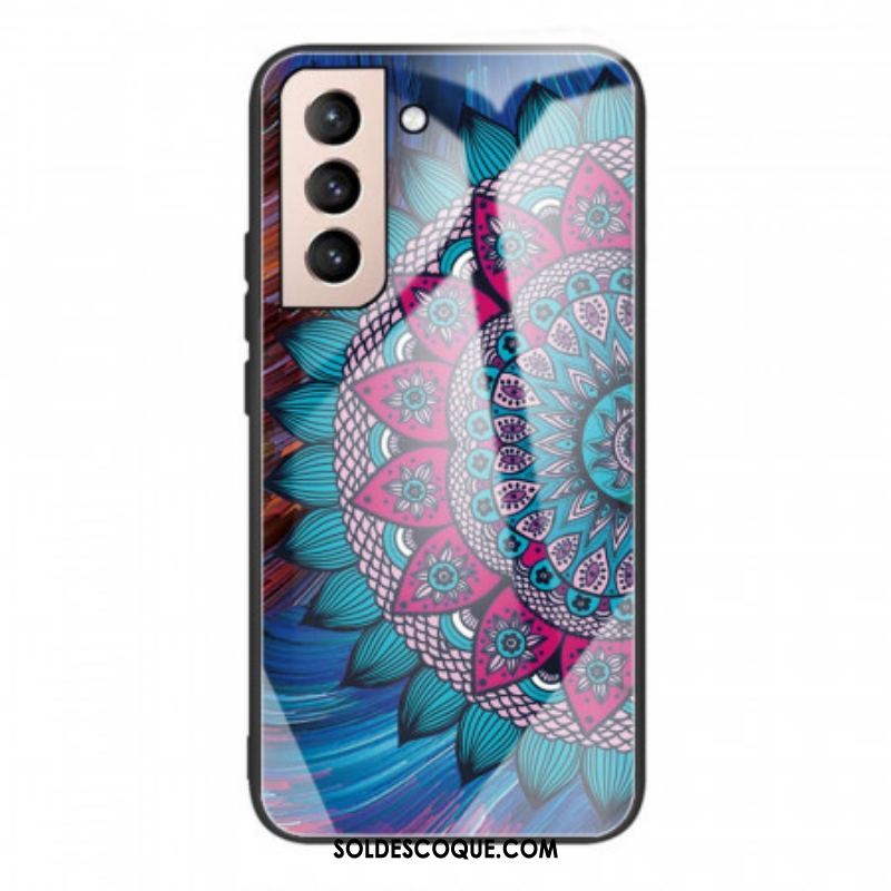 Coque Samsung Galaxy S22 5G Verre Trempé Mandala