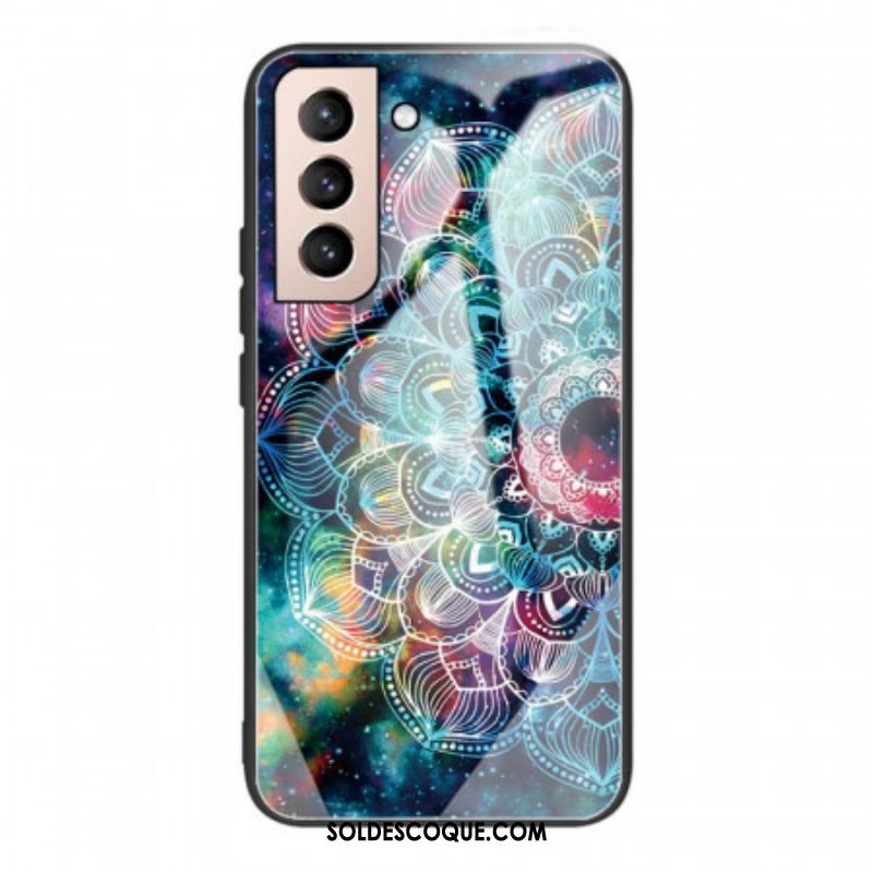 Coque Samsung Galaxy S22 5G Verre Trempé Mandala