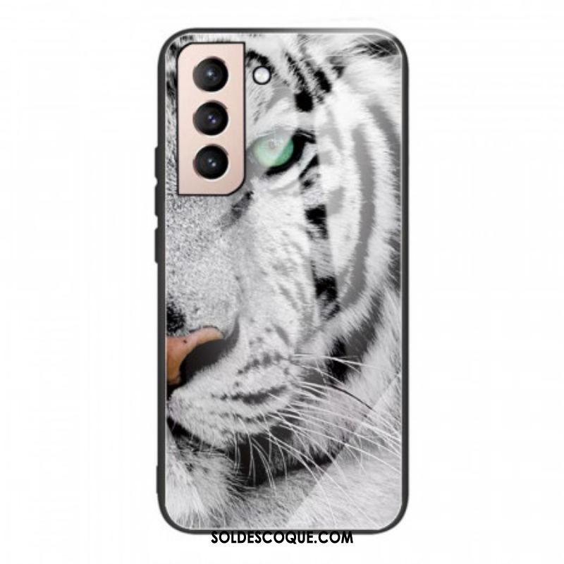 Coque Samsung Galaxy S22 5G Verre Trempé Tigre