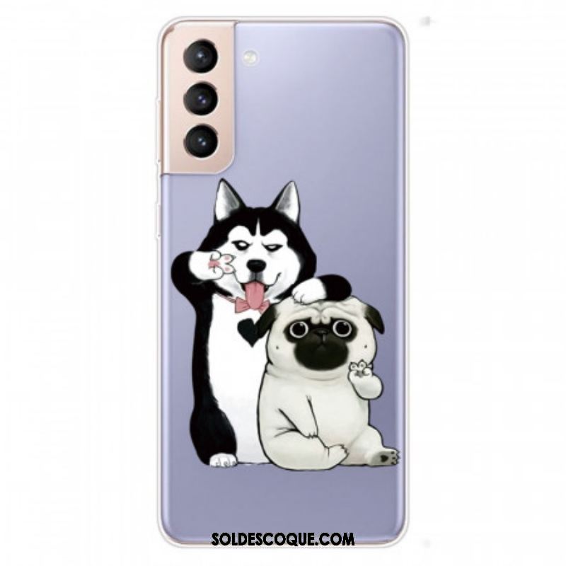 Coque Samsung Galaxy S22 Plus 5G Drôles de Chiens