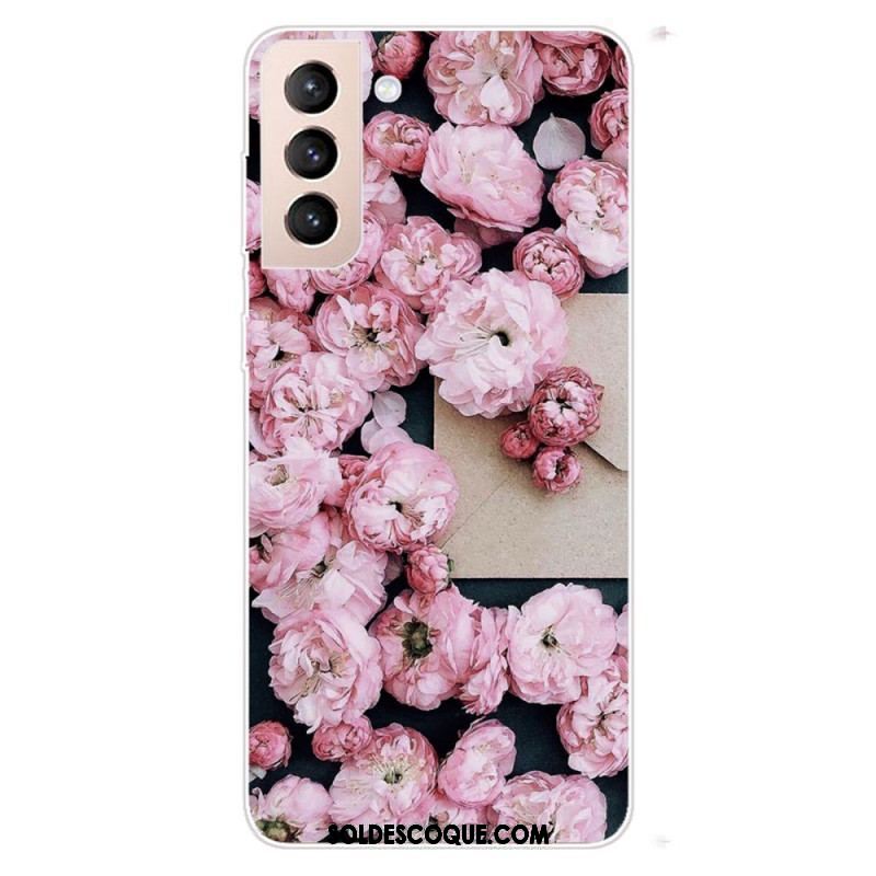 Coque Samsung Galaxy S22 Plus 5G Fleurs Roses