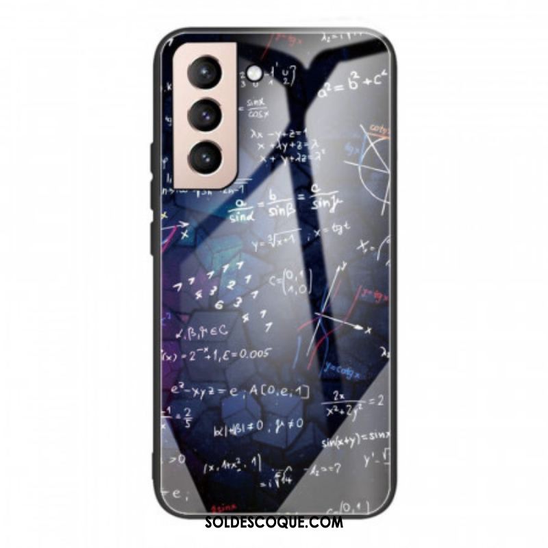 Coque Samsung Galaxy S22 Plus 5G Verre Trempé Calculs Mathématiques