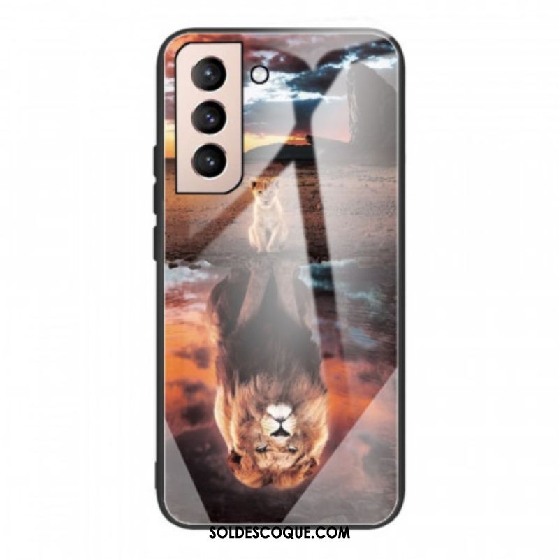 Coque Samsung Galaxy S22 Plus 5G Verre Trempé Rêve de Lionceau