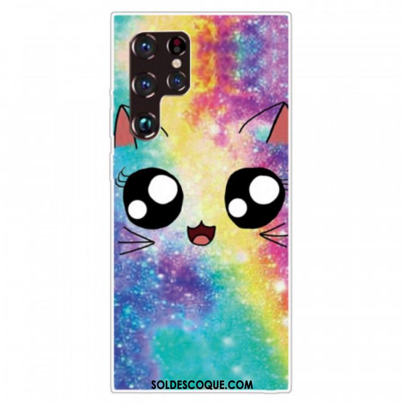 Coque Samsung Galaxy S22 Ultra 5G Chat Cartoon