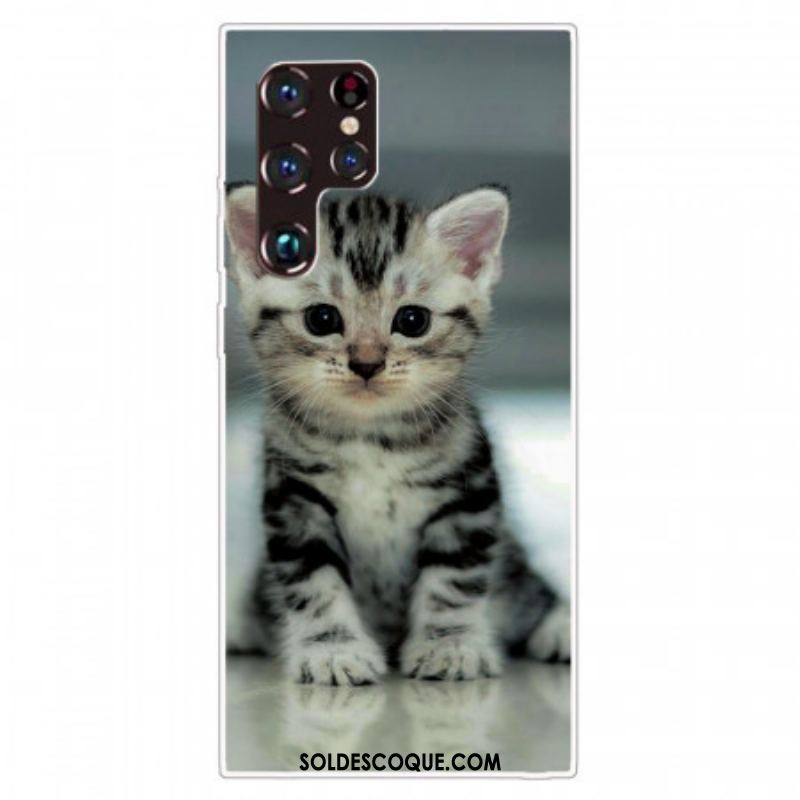 Coque Samsung Galaxy S22 Ultra 5G Chaton Chaton