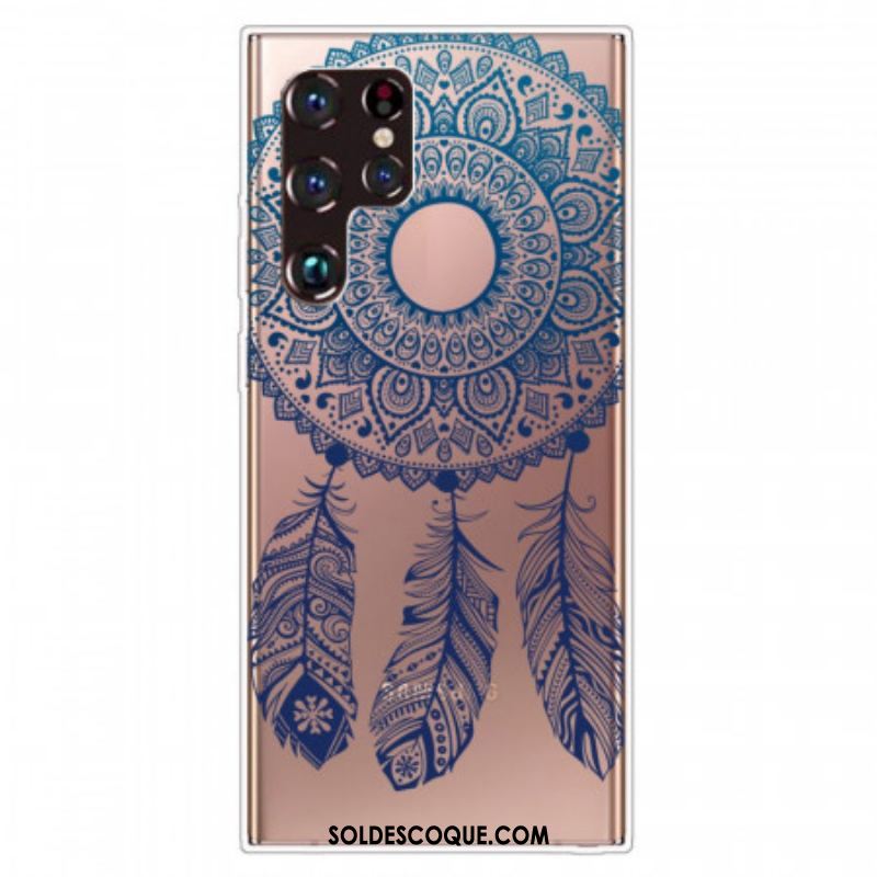 Coque Samsung Galaxy S22 Ultra 5G Mandala Floral Unique