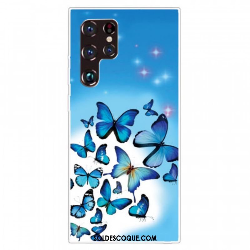 Coque Samsung Galaxy S22 Ultra 5G Papillons Papillons 2