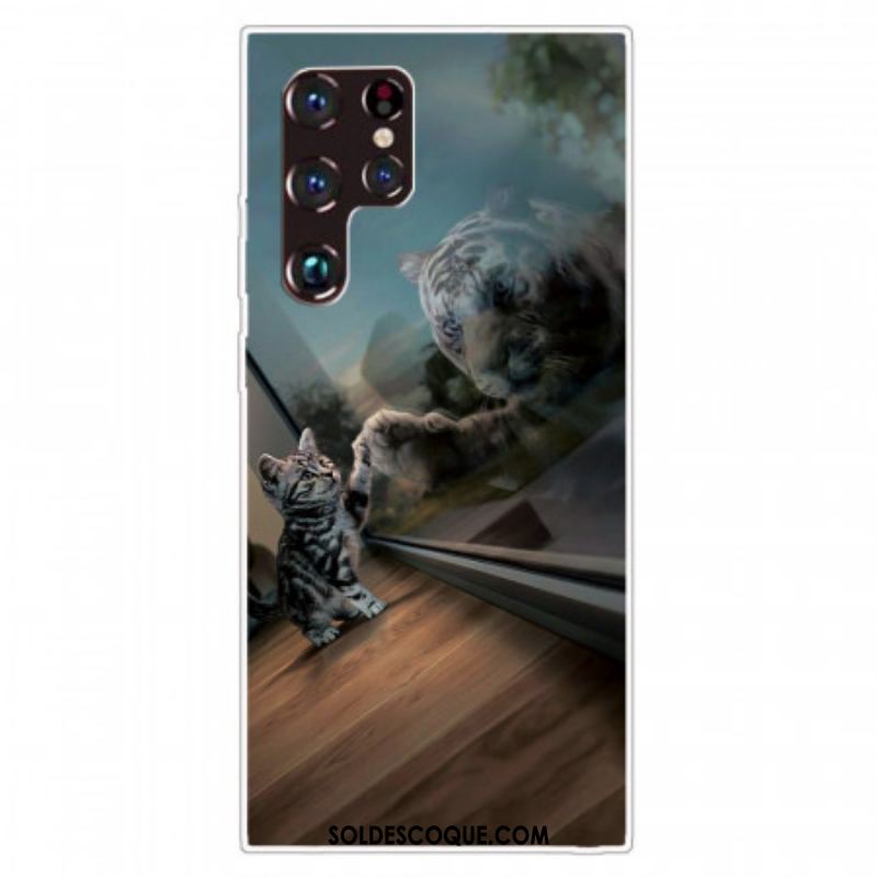 Coque Samsung Galaxy S22 Ultra 5G Rêve de Chaton