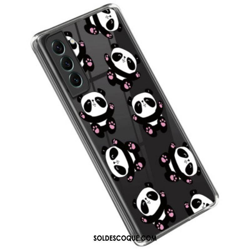 Coque Samsung Galaxy S23 5G Transparente Petits Pandas