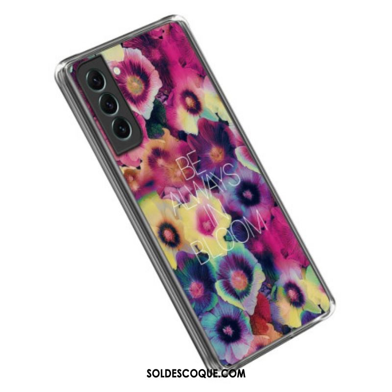 Coque Samsung Galaxy S23 Plus 5G Silicone Be Always in Bloom