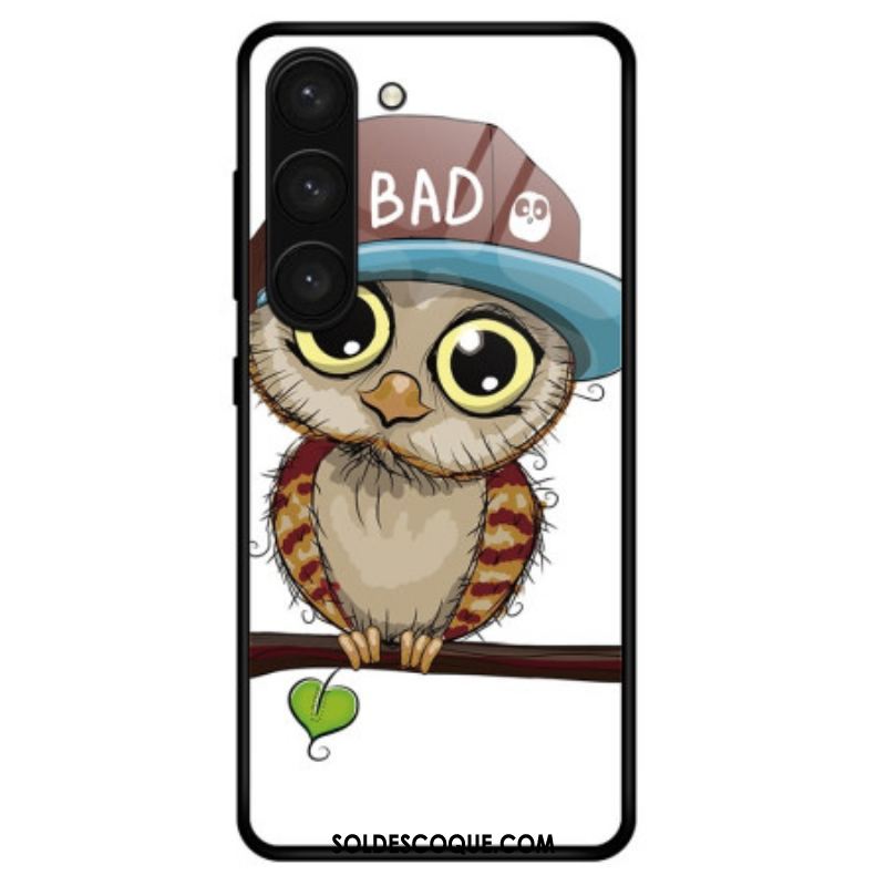 Coque Samsung Galaxy S23 Plus 5G Verre Trempé Bad Hibou