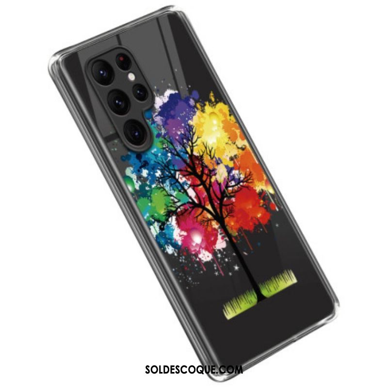 Coque Samsung Galaxy S23 Ultra 5G Arbre Aquarelle