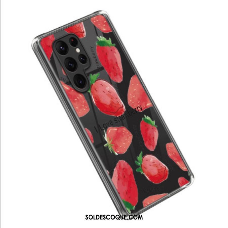 Coque Samsung Galaxy S23 Ultra 5G Fraises