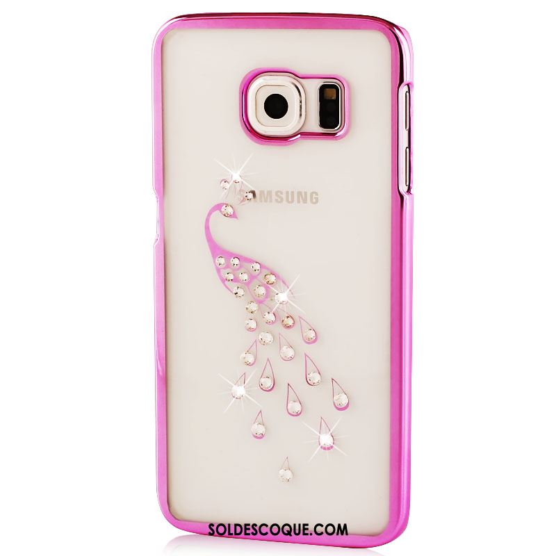 Coque Samsung Galaxy S6 Edge Protection Étoile Étui Difficile Strass En Vente