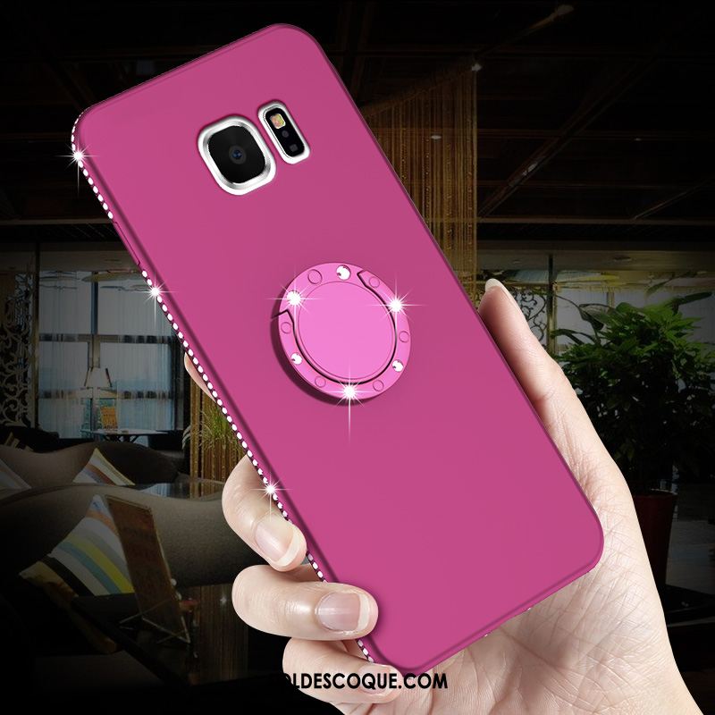 Coque Samsung Galaxy S6 Tendance Mode Étui Incruster Strass Étoile En Vente