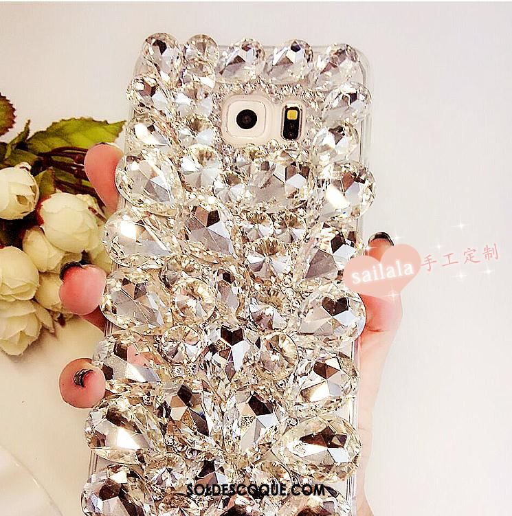 Coque Samsung Galaxy S7 Edge Téléphone Portable Strass Étui Silicone Étoile En Vente