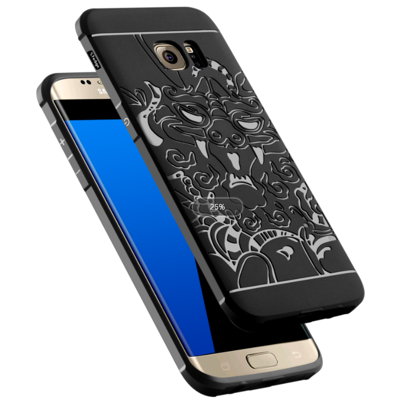 Coque Samsung Galaxy S7 Personnalité Protection Étoile Silicone Délavé En Daim En Ligne