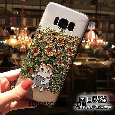 Coque Samsung Galaxy S8+ Personnalité Créatif Gaufrage Fluide Doux Étoile Pas Cher