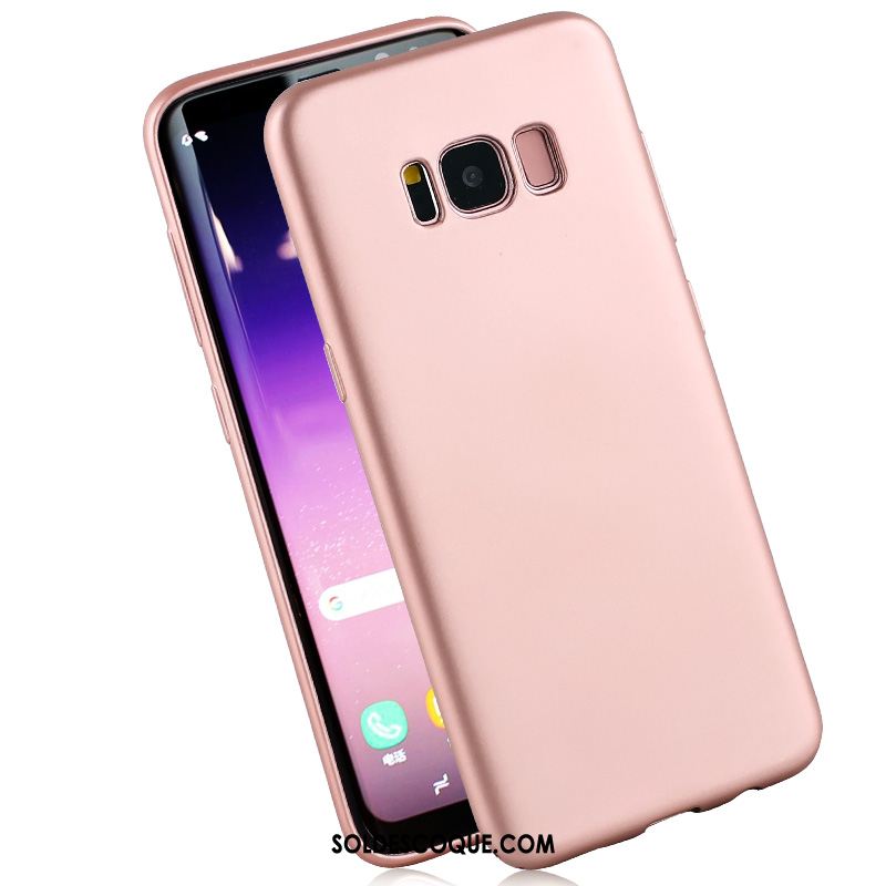 Coque Samsung Galaxy S8+ Rouge Tout Compris Simple Pu Étoile Soldes