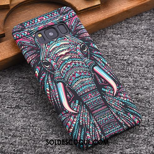 Coque Samsung Galaxy S8+ Tendance Multicolore Créatif Personnalité Gaufrage Soldes