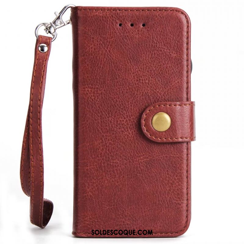 Coque Samsung Galaxy S8 Téléphone Portable Étui En Cuir Vin Rouge Étoile Portefeuille Soldes