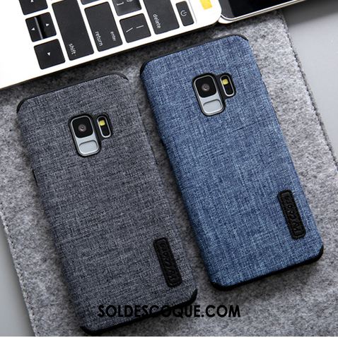 Coque Samsung Galaxy S9 En Denim Simple Étoile Business Protection Housse En Ligne