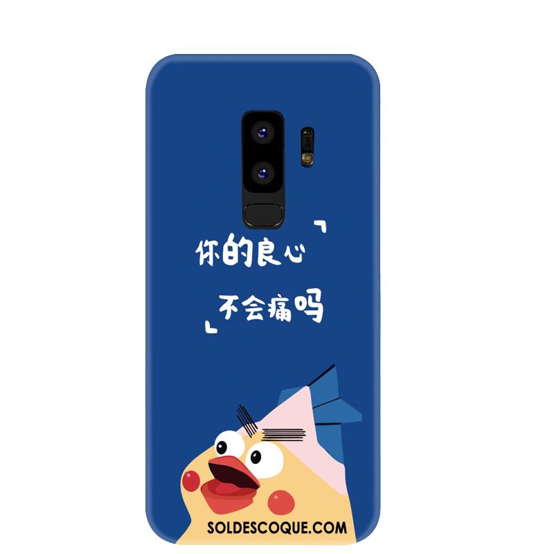 Coque Samsung Galaxy S9+ Fluide Doux Téléphone Portable Tout Compris Incassable Personnalité Pas Cher