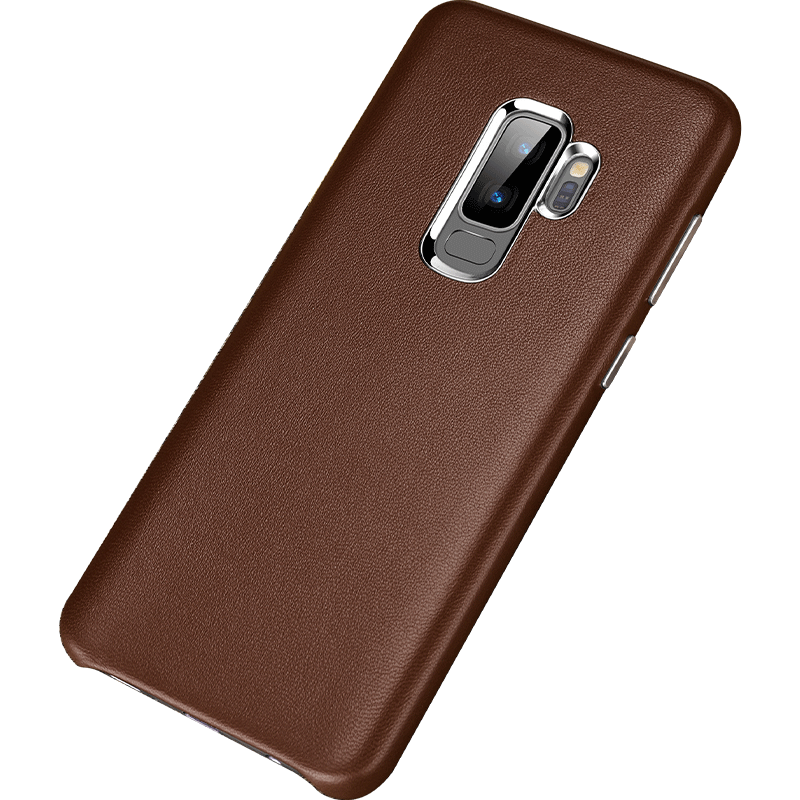 Coque Samsung Galaxy S9+ Incassable Très Mince Cuir Véritable Créatif Étui France