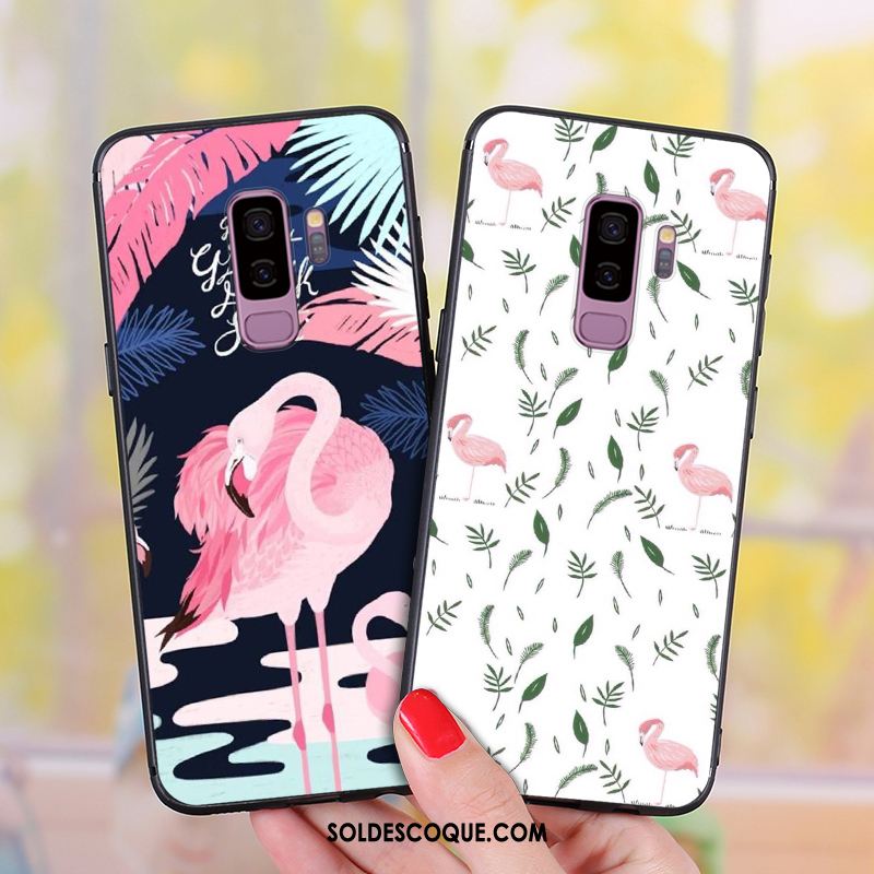 Coque Samsung Galaxy S9+ Ornements Suspendus Incassable Téléphone Portable Silicone Tendance France