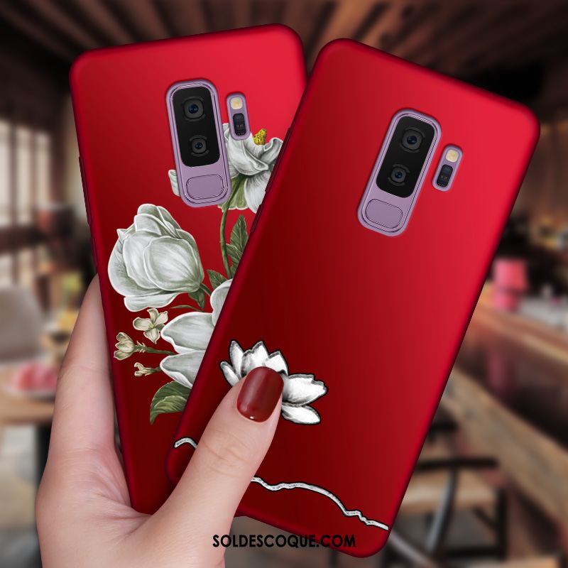 Coque Samsung Galaxy S9+ Tendance Fluide Doux Pu Incassable Silicone En Ligne