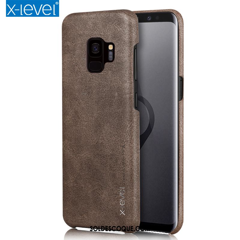 Coque Samsung Galaxy S9 Très Mince Incassable Étui En Cuir Fluide Doux Créatif Pas Cher