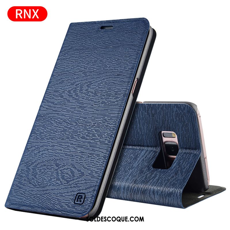 Coque Samsung Galaxy S9 Étui En Cuir Tout Compris Incassable Étoile Bleu En Ligne